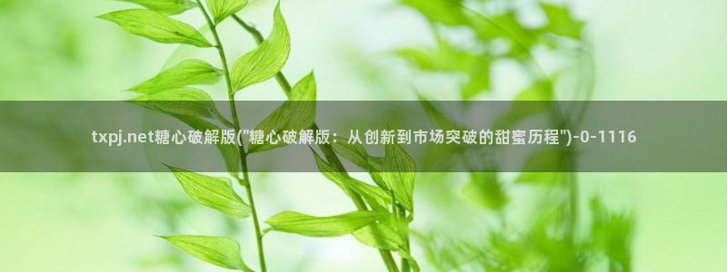 糖心vlogo：txpj.net糖心破解版(\