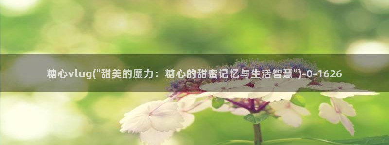 糖心vlog白菜妹妹